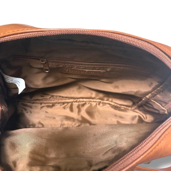 Tiganello Leather Satchel/Crossbody Camel Purse‎ - Picture 9 of 11